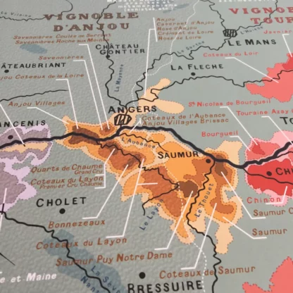 carte des vins de Saumur