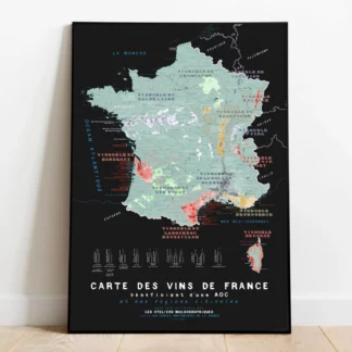 carte de France des vins
