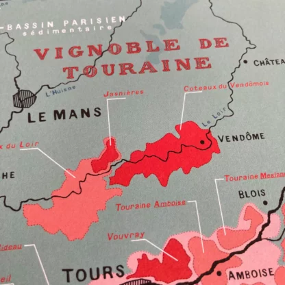 les vins de Touraine en France