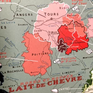 Chabichou, Selles-sur-Cher, Pouligny Saint Pierre, les fromages AOP de la Touraine.