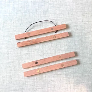 porte-affiche magnétique 21cm made in France en bois de hêtre