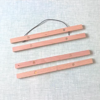 porte-affiche magnétique 30cm made in France en bois de hêtre