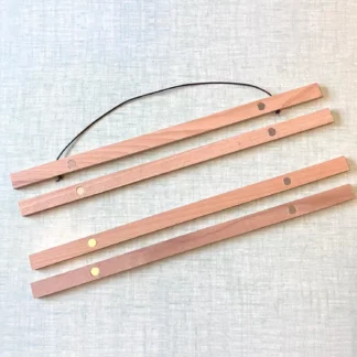 porte-affiche magnétique 40cm made in France en bois de hêtre